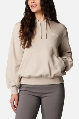 Columbia Marble Canyon French Terry Hoodie - Dark Stone Size M - Women