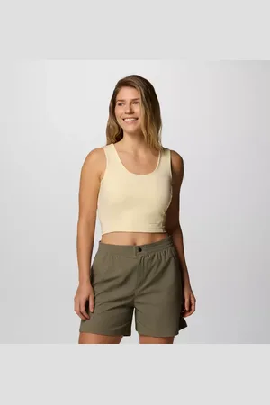 Columbia Boundless Trek Technical Tank - Lemon Wash Size L - Women