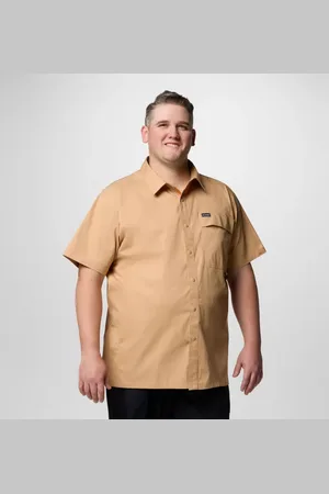 Columbia Landroamer Twill Short Sleeve Shirt - Extended Size - Canoe Size 2X - Men