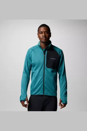 Columbia Triple Canyon II Fleece Jacket - River Blue Black Size L - Men