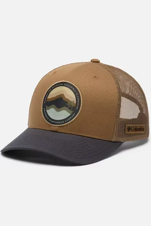 Columbia Mesh Snap Back Hat - Delta Shark Circular Landscape Size O/S - Unisex