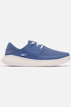 Columbia Boatside Relaxed PFG Shoe - Blue White Cap Size 9 UK - Men