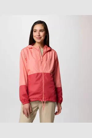 Columbia Flash Forward II Hooded Windbreaker - Alpenglow Daredevil Size XXL - Women