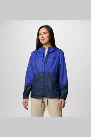 Columbia Flash Forward II Hooded Windbreaker - Blue Blue Size XL - Women