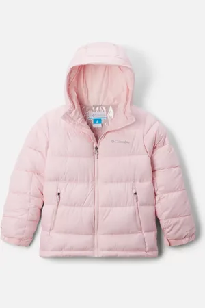 Columbia Pike Lake II Hooded Puffer Jacket - Satin Pink Size M (10-12 years) - Children