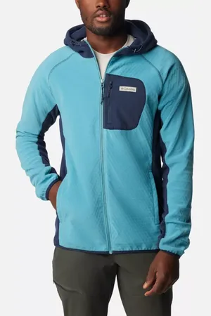 Columbia Outdoor Tracks Hooded Technical Fleece Jacket - Shasta Size XL - Men