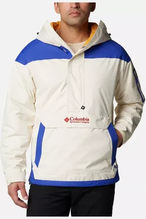 Columbia Challenger II Pullover Anorak - Chalk Blue Size L - Men
