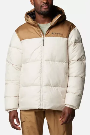 Columbia Puffect II Hooded Puffer Jacket - Dark Stone Delta Size L - Men