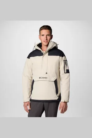 Columbia Challenger II Pullover Anorak - Dark Stone Black Size L - Men