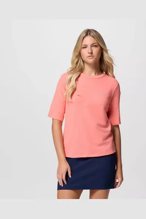 Columbia Sun Trek Technical T-Shirt - Alpenglow Size L - Women