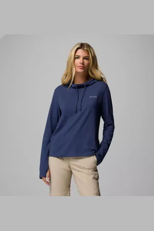 Columbia Sun Trek Technical Hoodie - Nocturnal Size L - Women