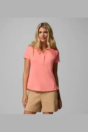 Columbia Ridgehaven Technical Polo - Alpenglow Size L - Women