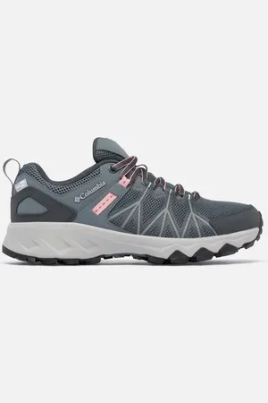 Columbia Peakfreak II Outdry Waterproof Hiking Shoe - Graphite Salmon Rose Size 8 UK - Women