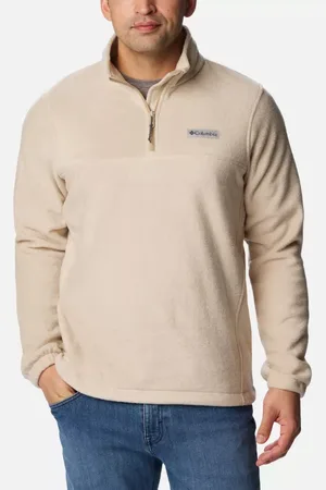 Columbia Steens Mountain Half Zip Fleece - Ancient Fossil Size L - Men