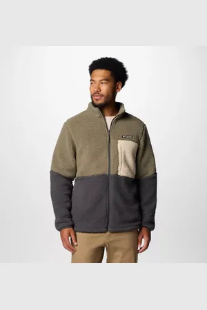 Columbia Mountainside Heavyweight Fleece - Stone Shark Ancient Fossil Size XL - Unisex