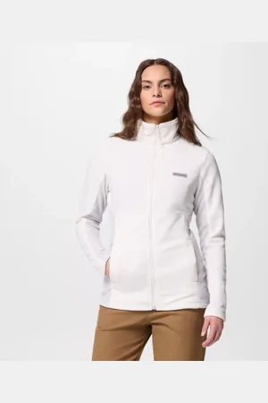 Columbia Basin Trail III Fleece Jacket - Sea Salt Nimbus Grey Size M - Women