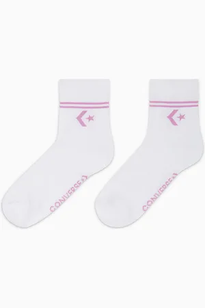 Converse 2-Pack Double Stripe Ankle Socks