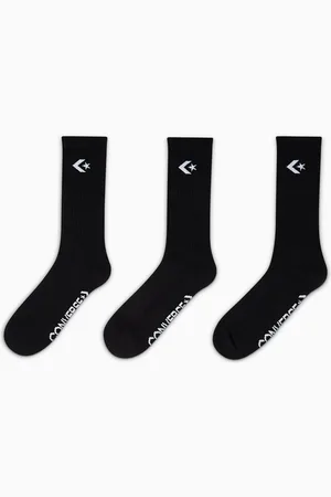 Converse 3-Pack Classic Star Chevron Crew Socks