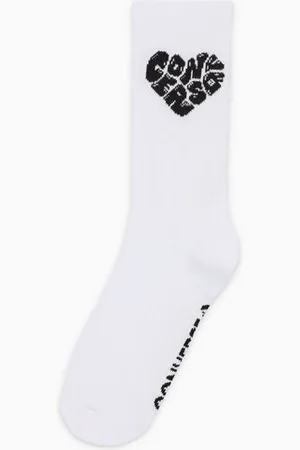 Converse Converse Heart Logo Crew Socks