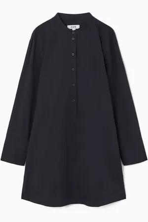 COS Structured Scuba Mini Dress in BLACK