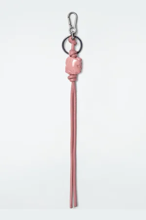 COS Quilted Beaded Leather Charm