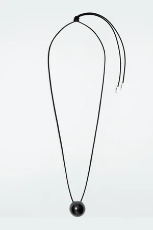 COS Spherical Glass Pendant Necklace