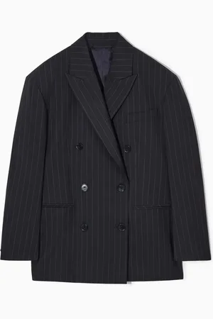 COS Oversized Pinstriped Wool Blazer