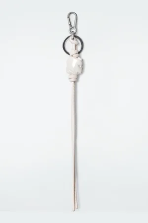 COS Quilted Beaded Leather Charm
