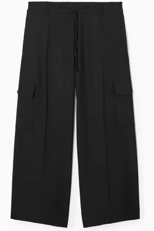 COS Wide-Leg Wool Cargo Trousers