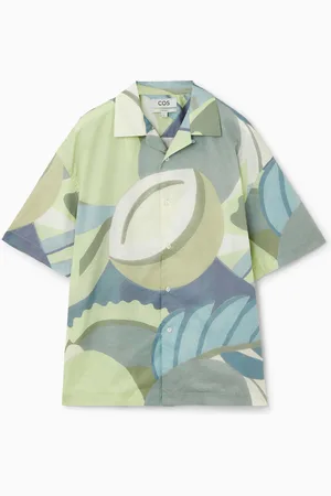 COS Oversized Printed Short-Sleeved Shirt in