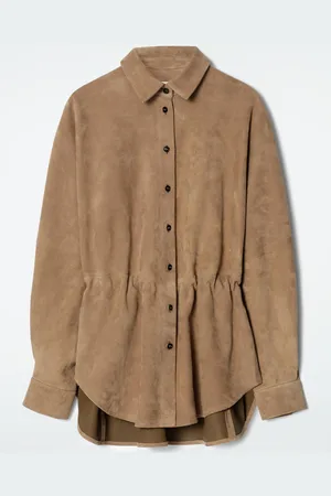 COS Suede Drawstring Shirt