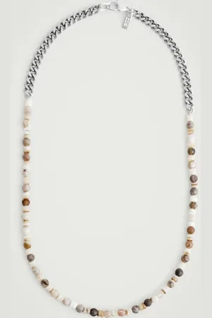 COS Semi-Precious Stone Chain Necklace