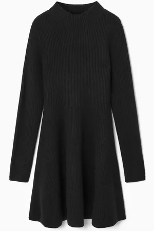 COS Knitted Wool Flared Mini Dress