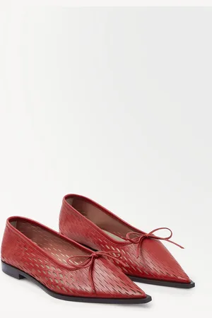 COS The Perforated Leather Ballet Flats