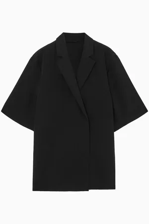 COS Regular Short-Sleeved Silk Blazer