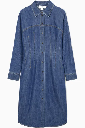 COS Oversized Waisted Denim Shirt Dress