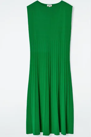 COS Knitted Pleated Maxi Dress