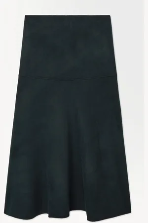 COS The Wool-Blend Midi Skirt