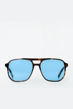 COS Oversized Square-Frame Aviator Sunglasses
