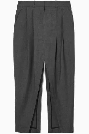 COS Deconstructed Wool Pencil Skirt