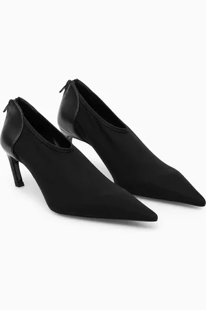 COS Leather And Mesh Pumps