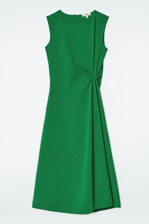 COS Twist-Detail Midi Dress
