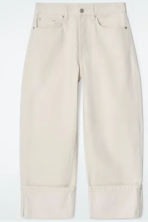 COS Facade Turn-Up Straight-Leg Jeans