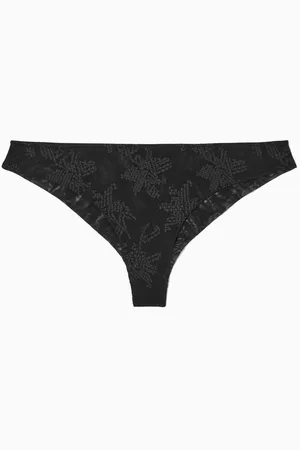 COS Embroidered Mesh Briefs