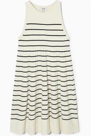 COS Pleated A-Line Mini Dress