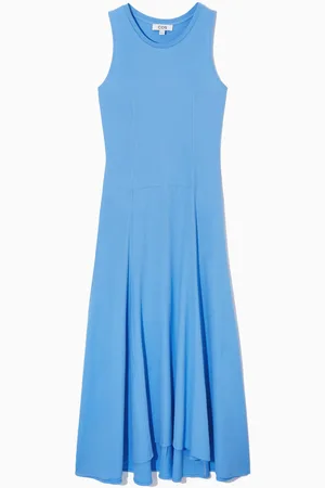 COS Sleeveless Dropped-Waist Maxi Dress