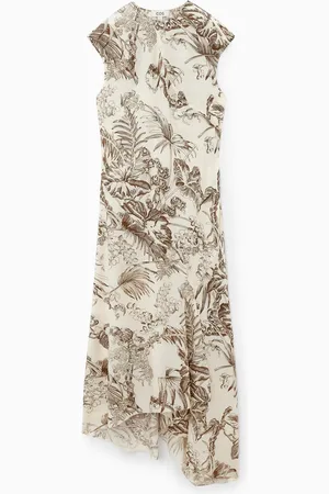 COS Botanical-Print Silk Dress