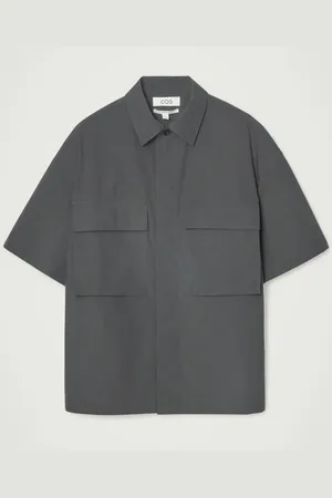 COS Oversized Short-Sleeved Utility Shirt in
