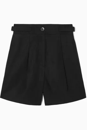 COS Pleated Linen-Blend Utility Shorts