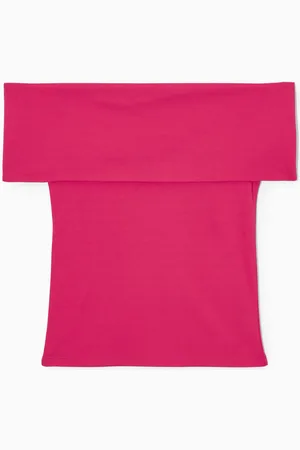 COS Off-The-Shoulder Jersey Top